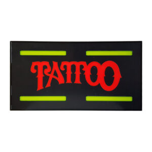 Insegna Tattoo Saloon Open tattoo supply