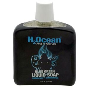 H2OCEAN Blue Green Liquid Soap – 480ML Open Tattoo Supply