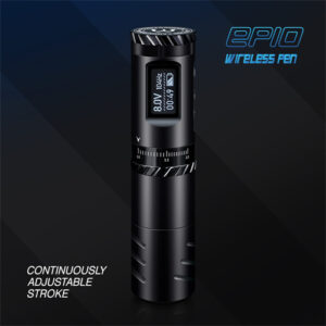 Ava GT Wireless Pen EP10 Stroke Regolabile – Black Open Tattoo supply